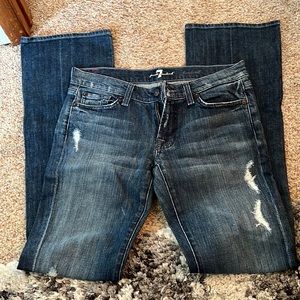 For all man kind 7 boot cut jeans